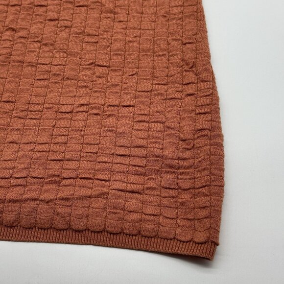 Free People FP Beach Short N Sweet Size Large Ambered Coral Sweater Minidress - Picture 9 of 15